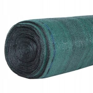 Plasa umbrire si intimitate pentru gard, 1.7m latime, 25m lungime, 140g densitate, verde