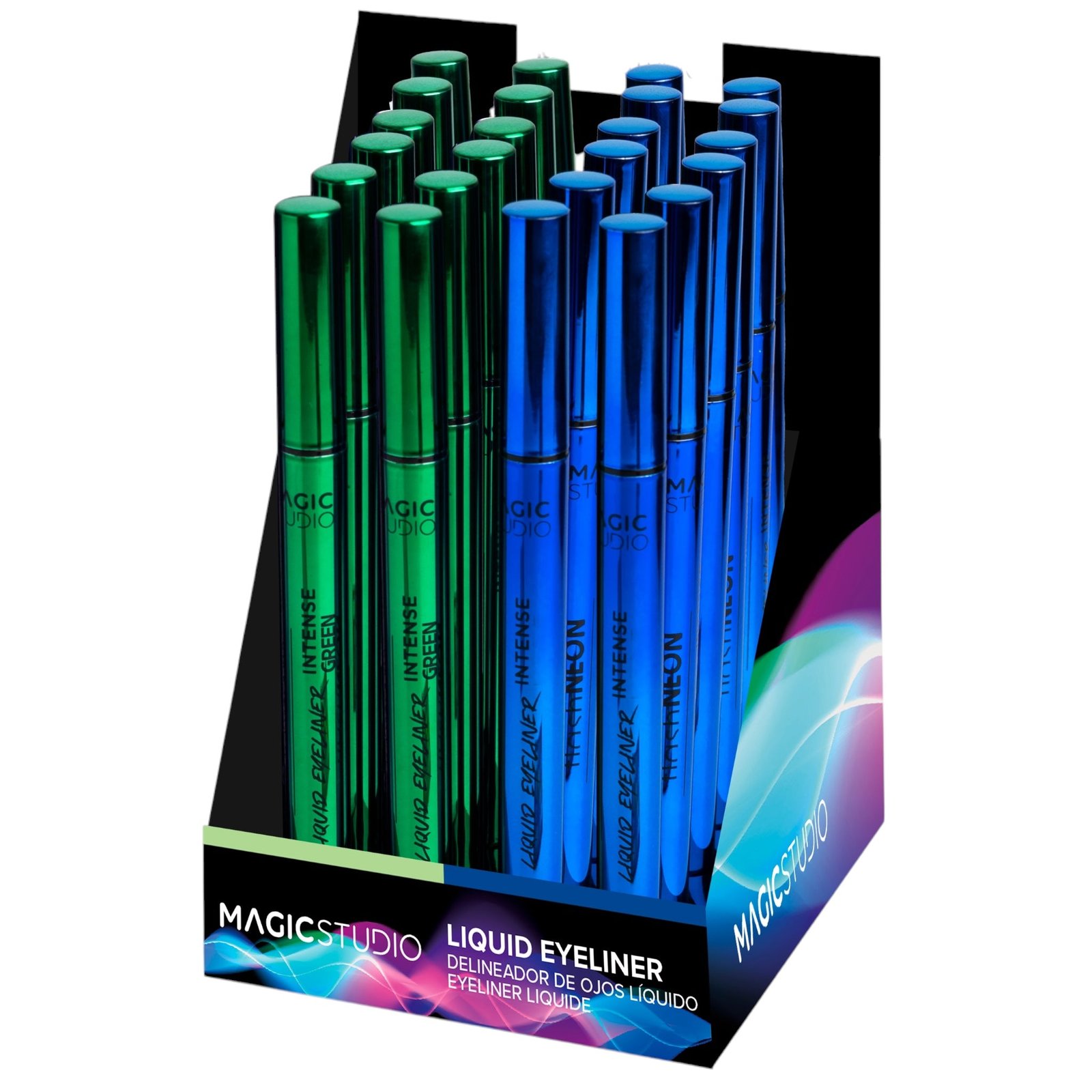 Set 24 bucati Eyeliner lichid Flash Neon, Magic Studio, 68027 - imagine 6
