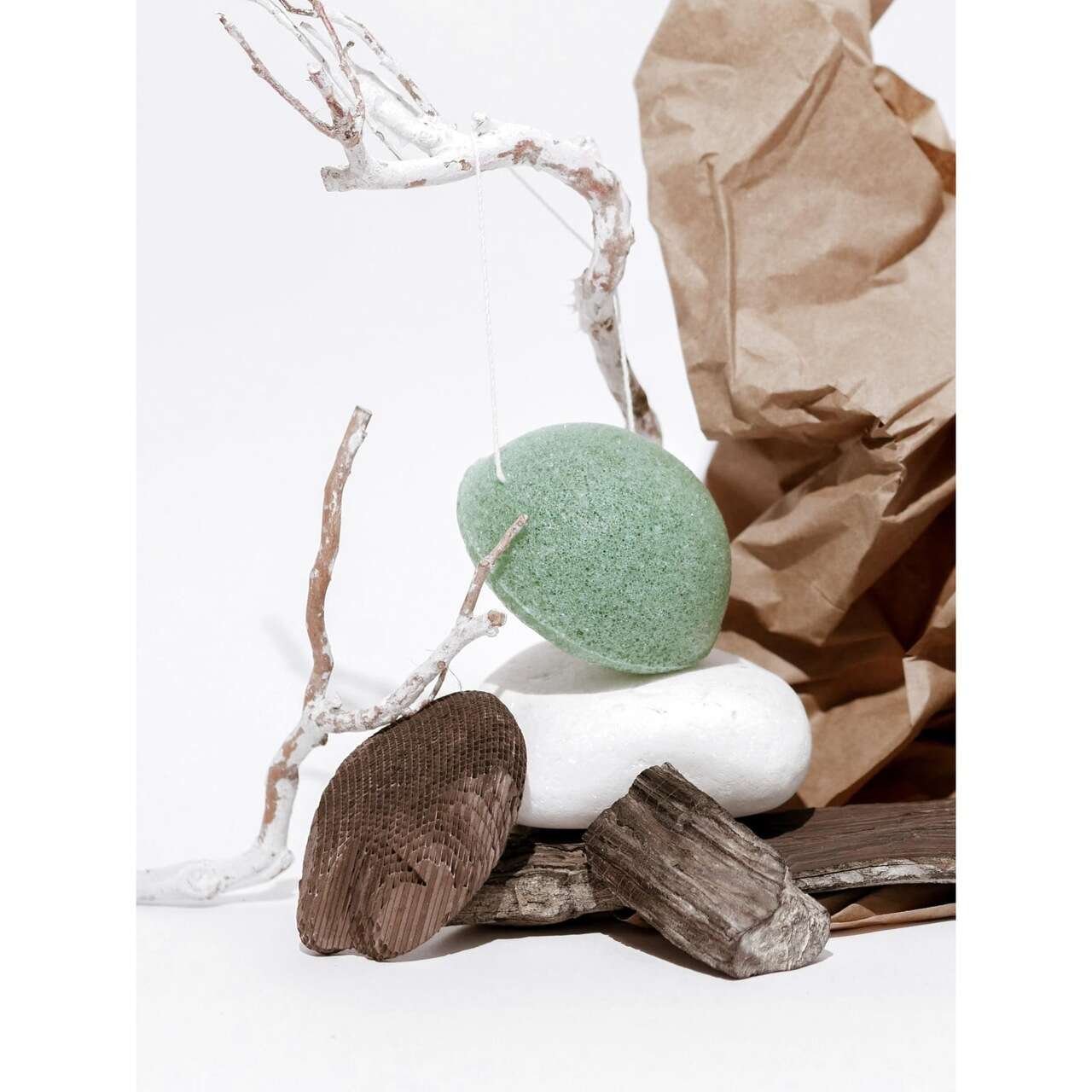 Burete Konjac pentru curatarea tenului pe baza de aloe, 0% plastic Top Choice 37269 - imagine 2