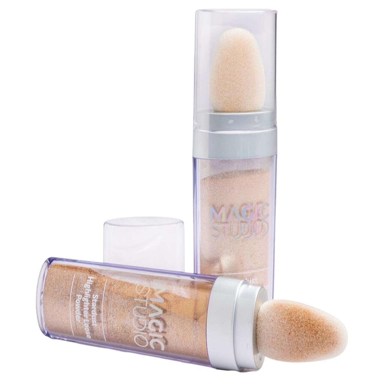 Iluminator pudra cu aplicator, Sampanie, nr 1, 68067, 9.6 g, Magic Studio - imagine 3