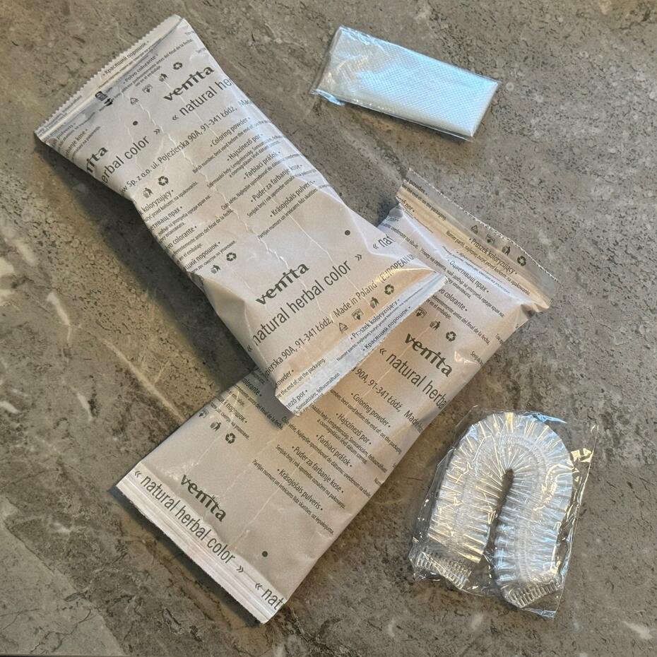 Vopsea de par pulbere, pe baza de plante, naturala 100%, Venita, Nr 4.0, Maro, 100g - imagine 2