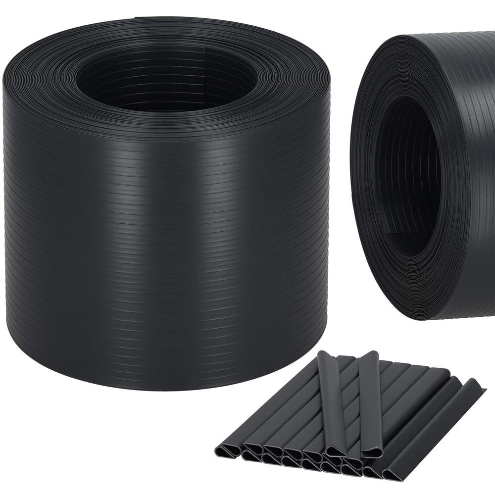 Panou de gard pentru intimitate in gradina, PVC Premium, 26 x 0.19 m, gri antracit - imagine 10