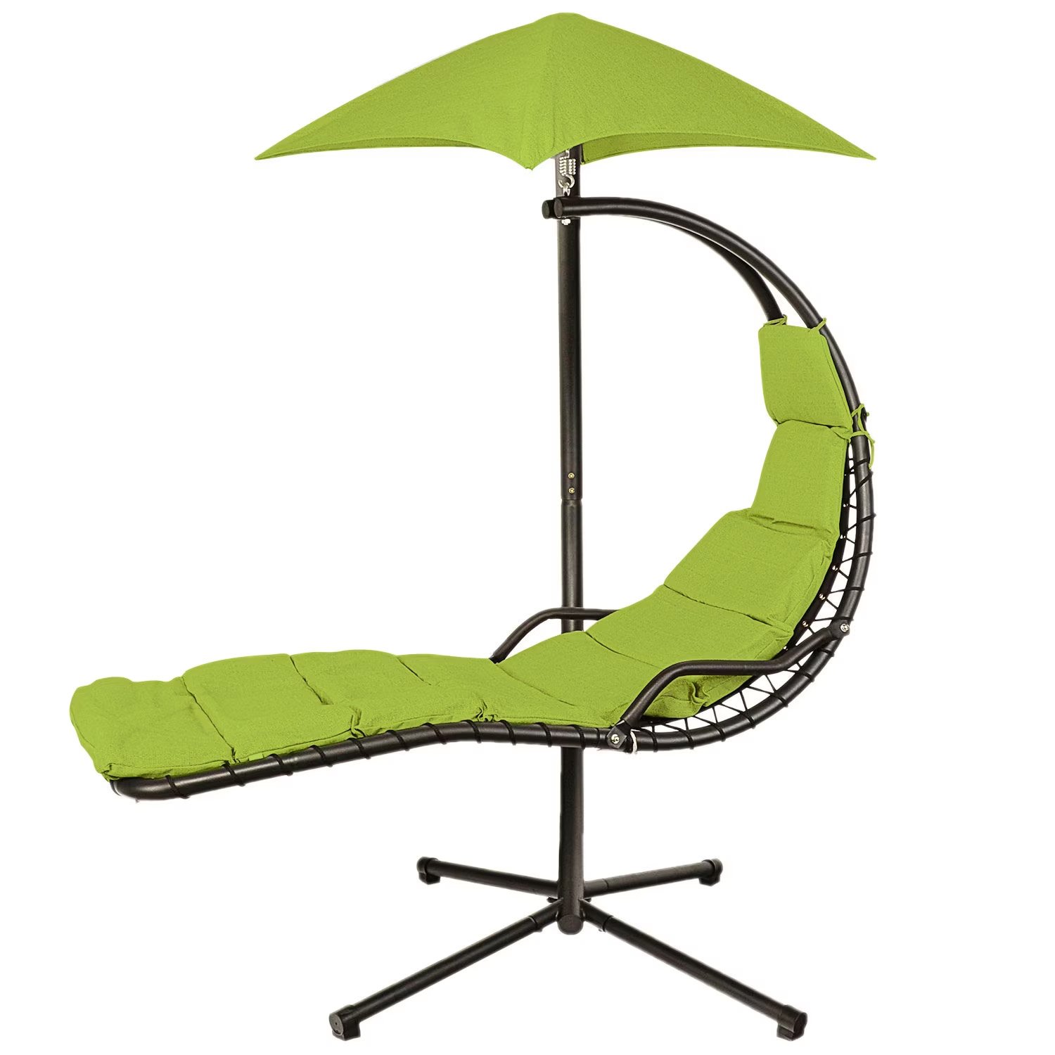 Leagan balansoar pentru gradina sau balcon, Bora Bora, 190x100x220 cm, verde - imagine 7