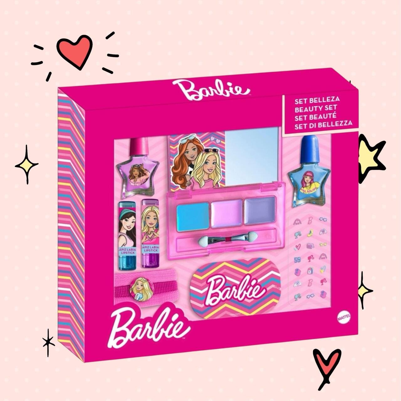 Set cosmetic cu produse machiaj Barbie 2049 - imagine 2