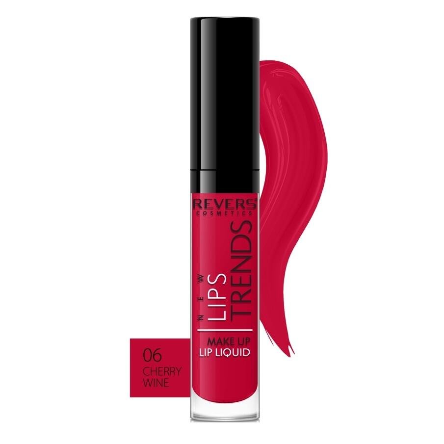 Ruj lichid New Lips Trends, Revers, Nr 06 Cherry Wine - imagine 2