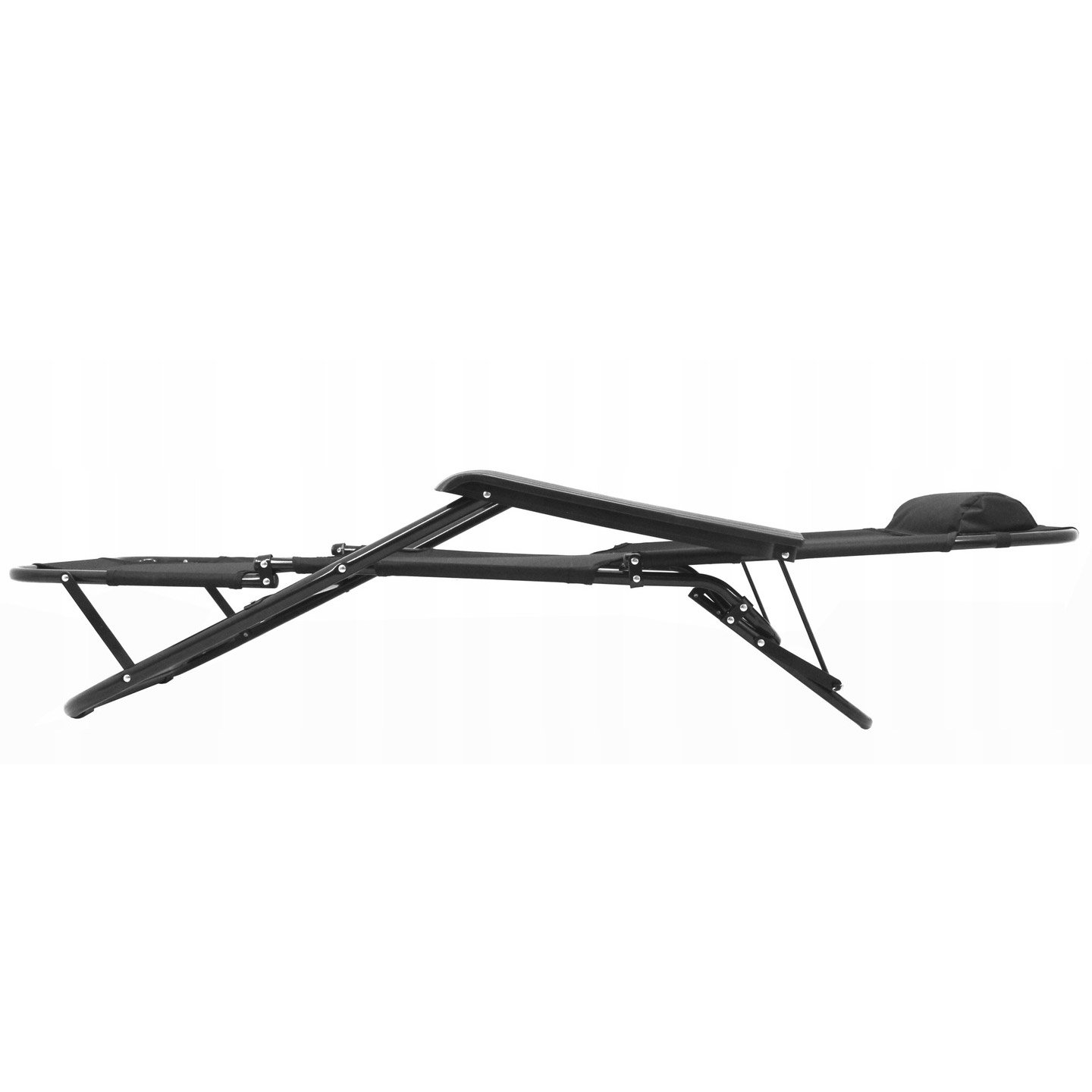 Sezlong pliabil SERSIMO, Relax Zero Gravity, 80x60x153cm, Negru - imagine 10
