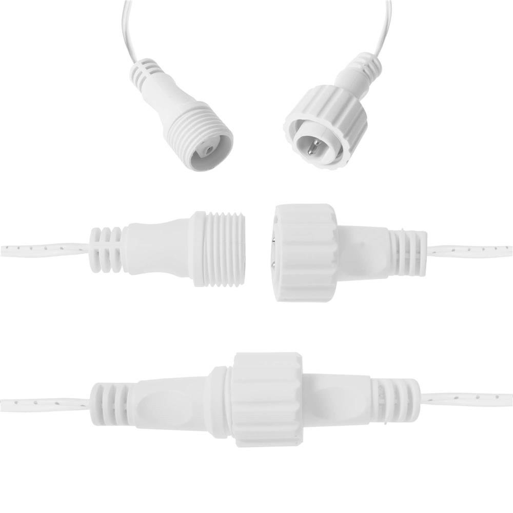 Ghirlanda luminoasa tip perdea cu flash 500 LED-uri, 20m, pentru interior/exterior, iluminare multicolora - imagine 4