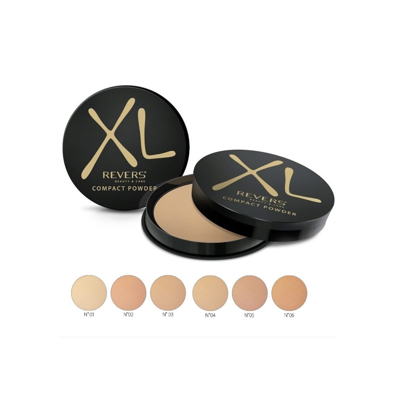Set 24 bucati Pudra compacta XL, Revers, 8 g - imagine 5