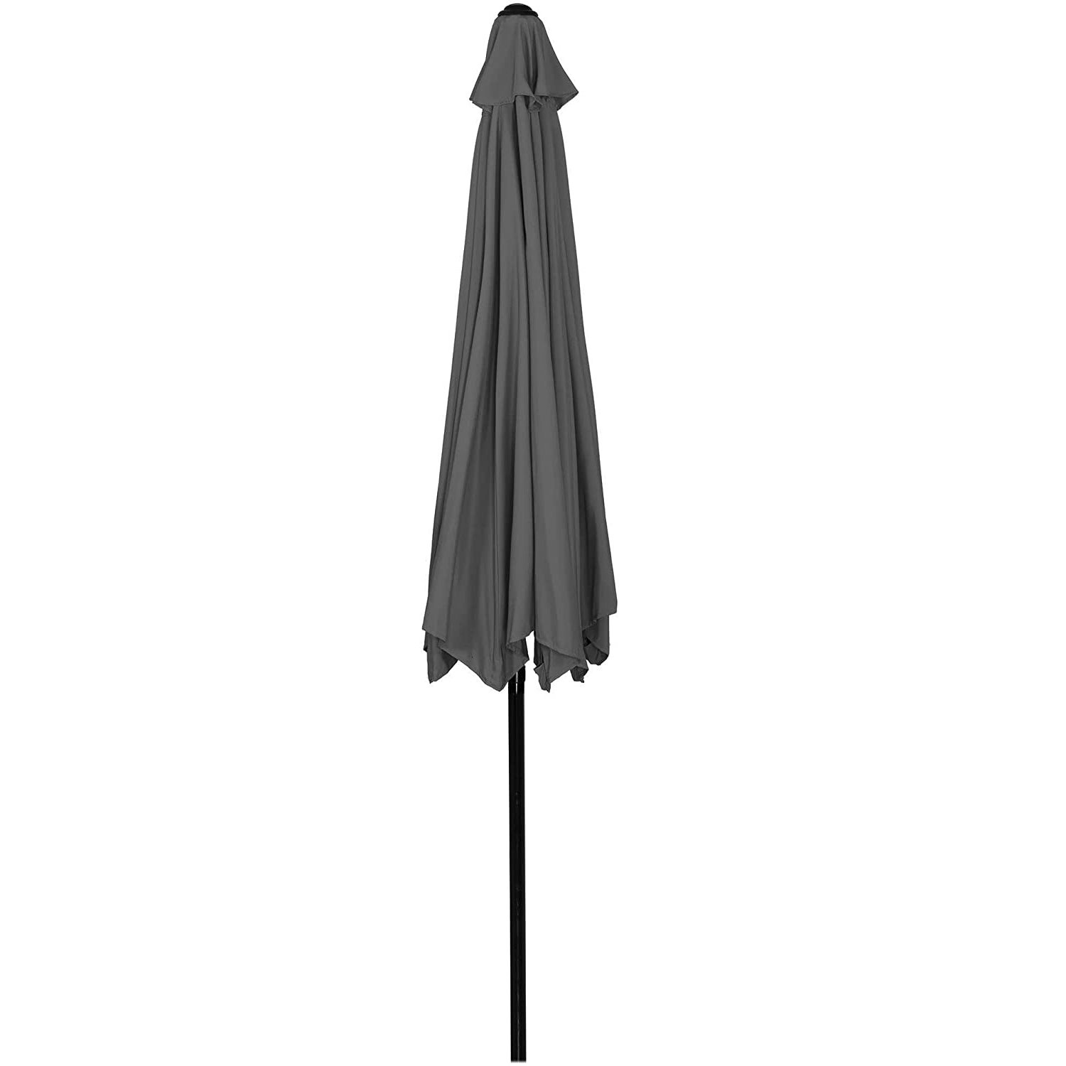 Umbrela terasa gradina, cu manivela si inclinare, GU200, diametru 300cm, gri antracit - imagine 2