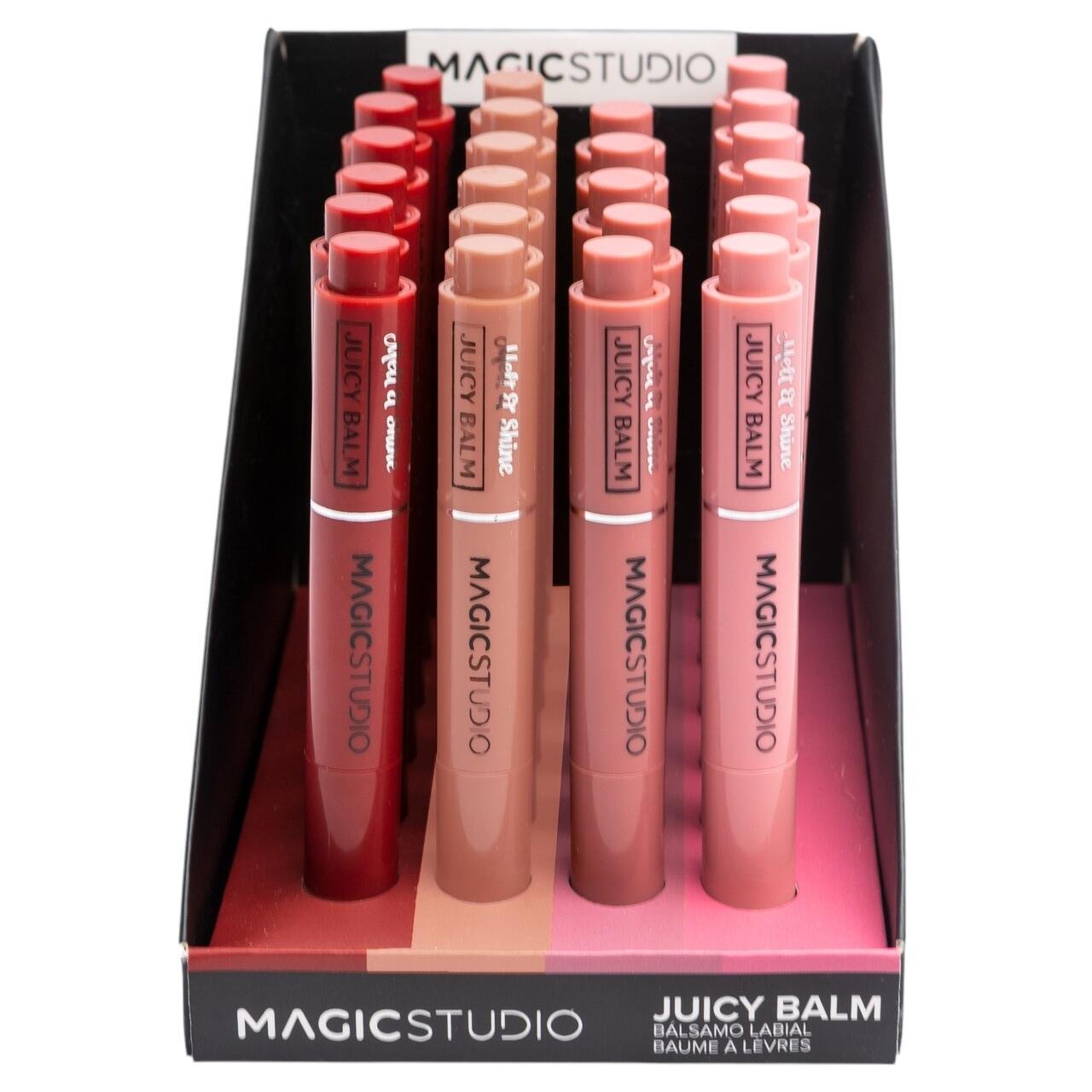Set 24 bucati Balsam de buze Melt & Shine, 68176, Magic Studio - imagine 2