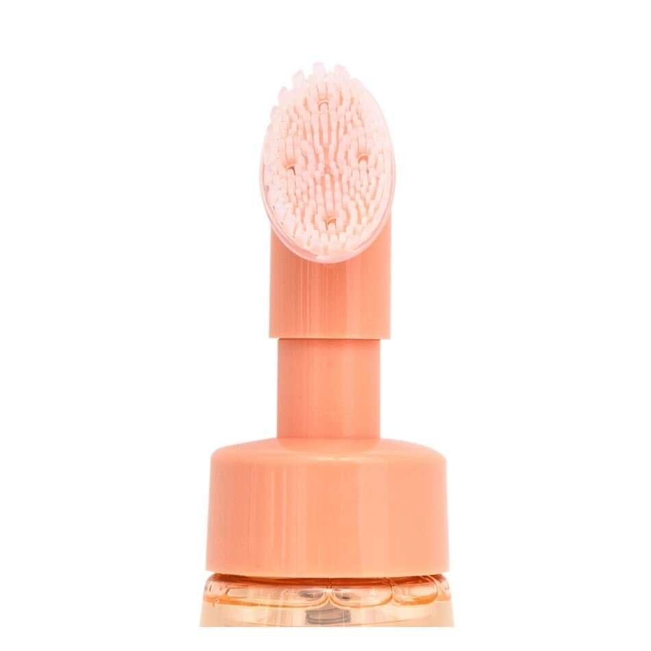 Demachiant spuma cu vitamina C si perie exfoliere IDC Institute 68110, 240 ml - imagine 3