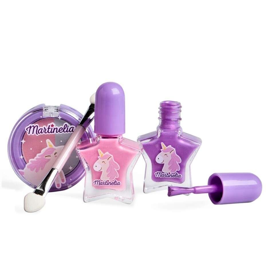 Set 7 accesorii cosmetice Little Unicorn Beauty Basics Martinelia 11955 - imagine 2