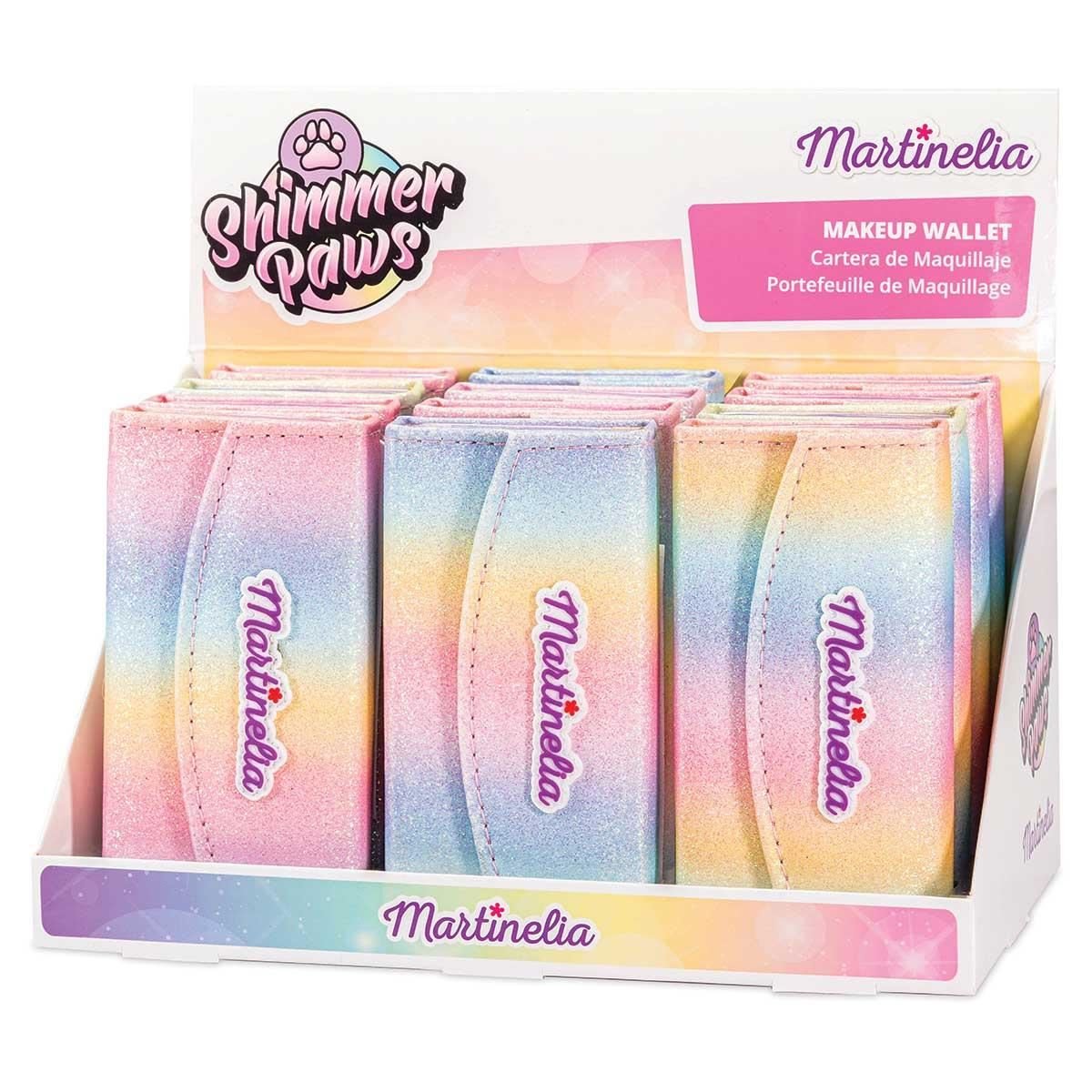 Paleta de machiaj tip portofel, Shimmer Paws, pentru fetite, Martinelia 30574 - imagine 3