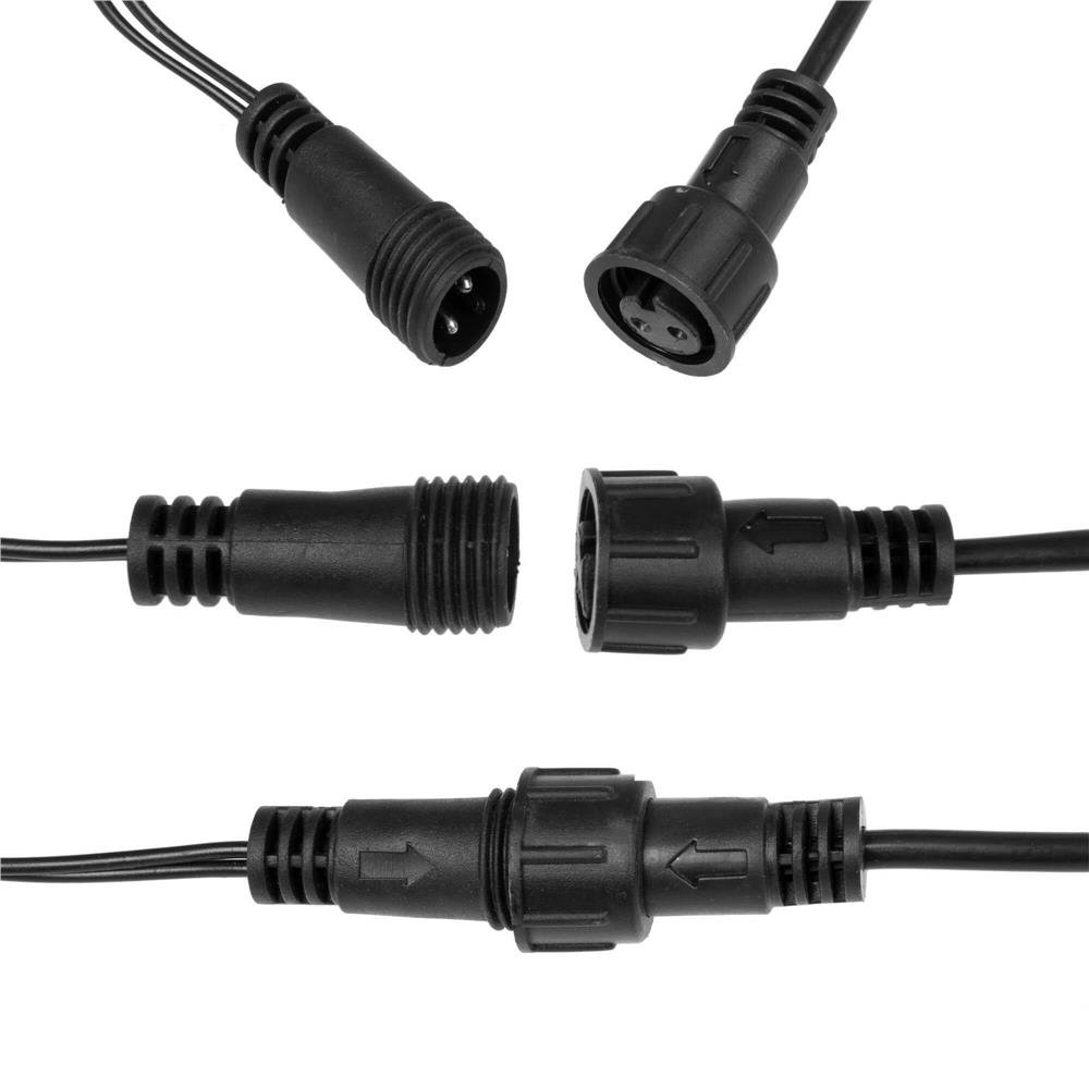 Instalatie lumini pentru bradul de Craciun, 25,5 metri, 300 LED-uri cu flash, albastru - imagine 6
