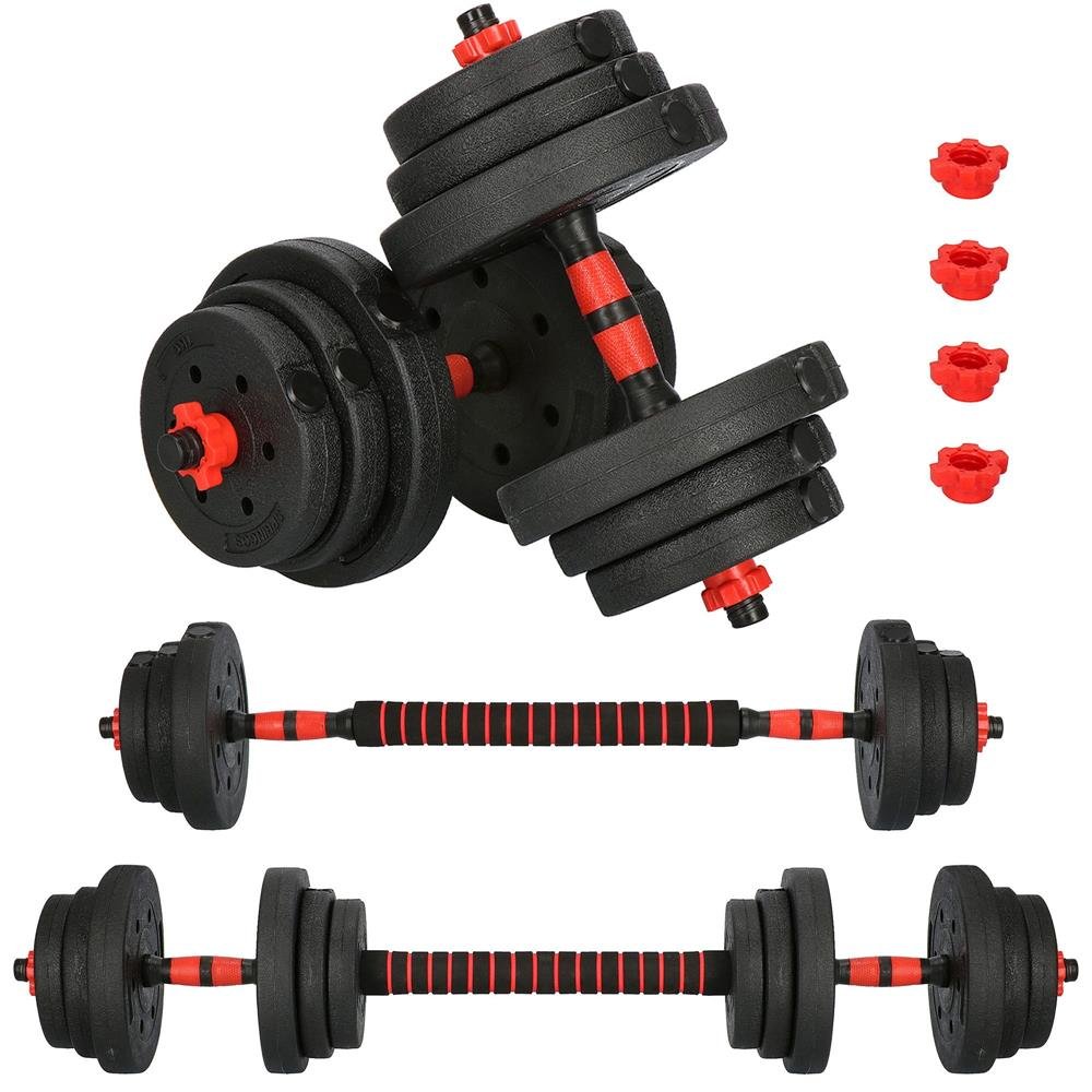 Set gantere si haltera reglabile Sersimo, 20kg - imagine 10