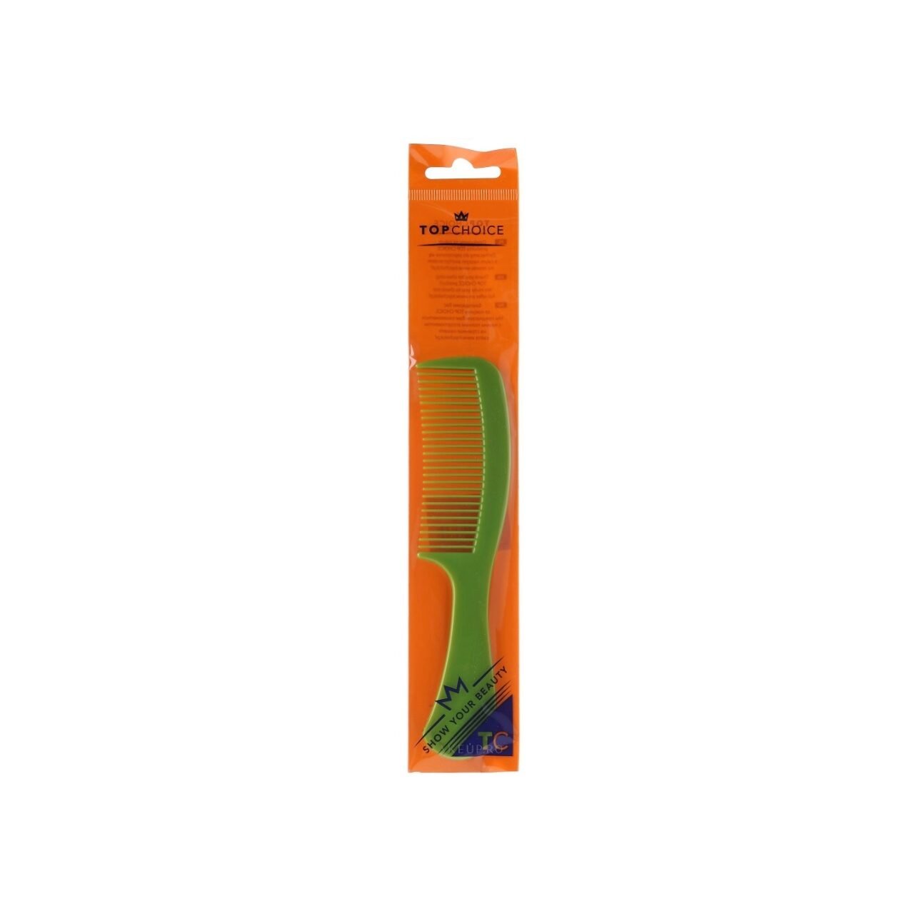 Pieptan pentru femei, cu maner, diverse culori, Top Choice 60304 - imagine 5