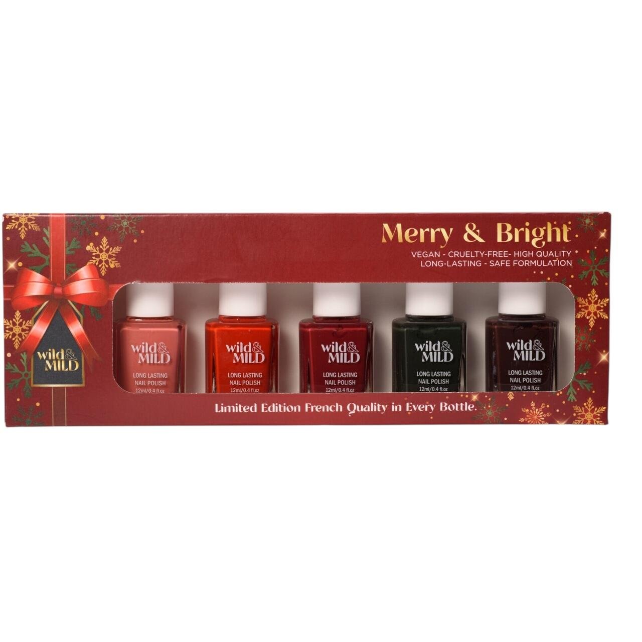 Set Merry & Bright, 5x12ml Limited Edition – Christmas Collection, 63065, Wild&Mild - imagine 4