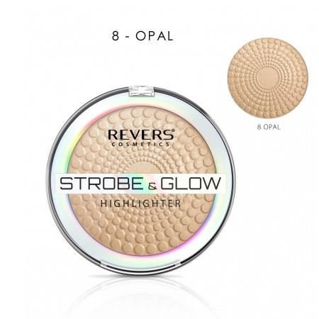 Iluminator pudra, Strobe and Glow, Revers, 8g, Nr 08, Opal - imagine 3