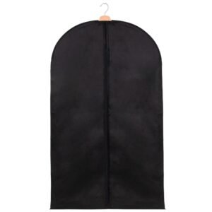Husa transport haine, pe umeras, impermeabila, negru, 60×90 cm