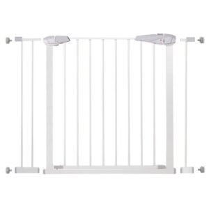 Poarta de siguranta Safety Gate pentru scari, ajustabila 97-106 cm, din otel, alba