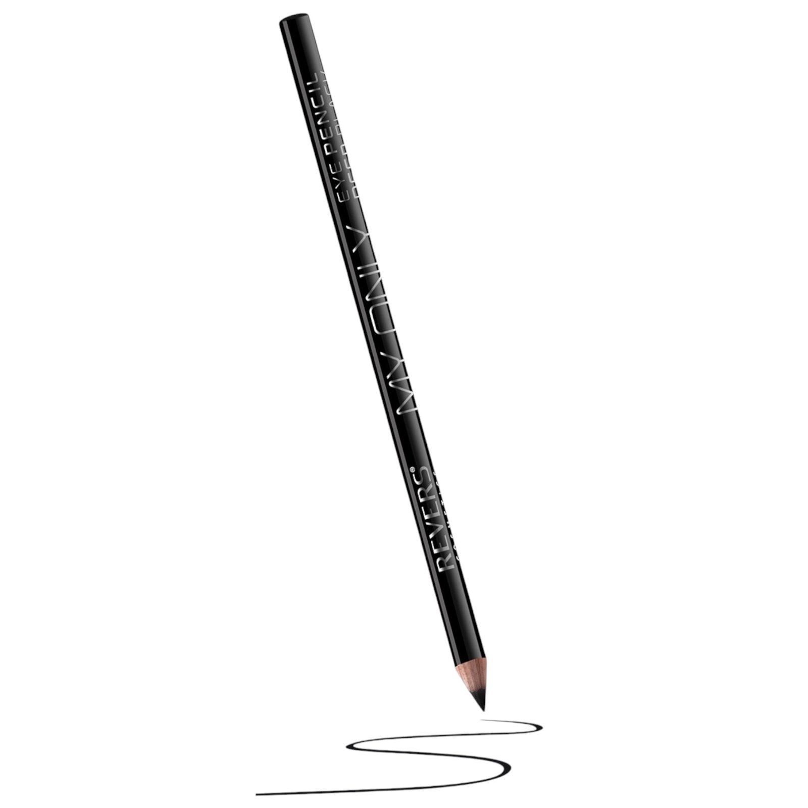Creion contur, cu ascutitoare, My Only - Revers, Negru - imagine 2