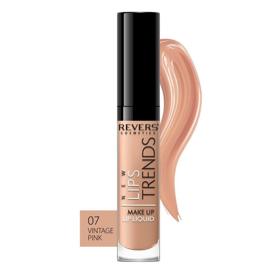 Ruj lichid New Lips Trends, Revers, Nr 07 Vintage Pink - imagine 2