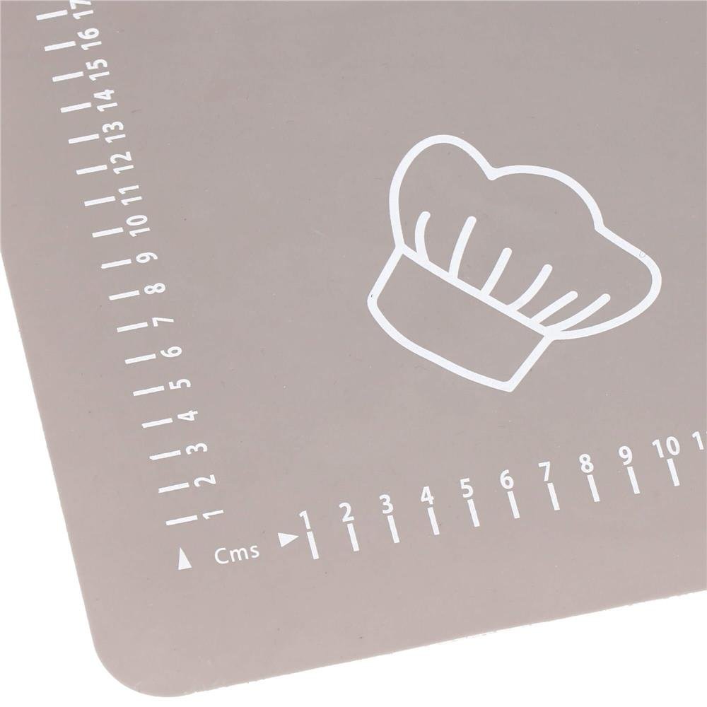 Plansa din silicon alimentar de framantat aluat, rezistenta la temperaturi ridicate, 65x45cm, gri - imagine 12