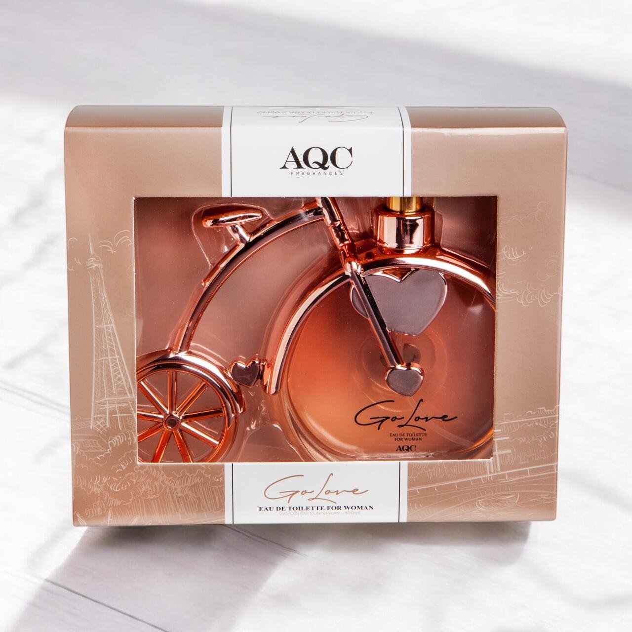 Apa de toaleta pentru femei, Go Love, Aquarius Fragrances, 100ml - imagine 5