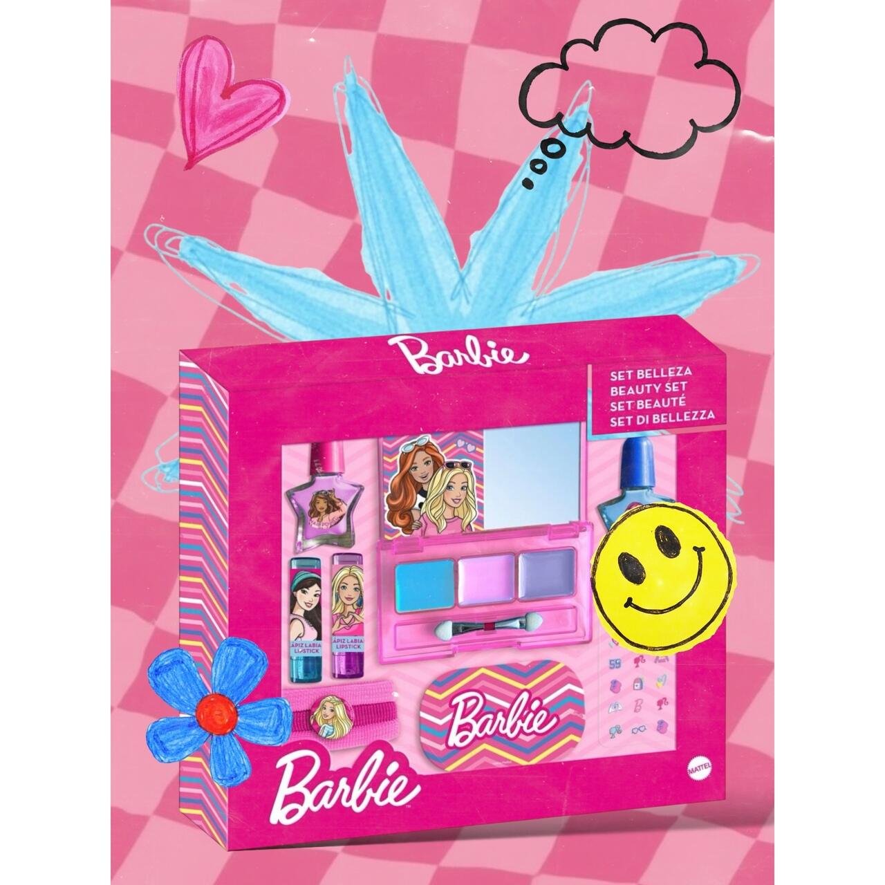 Set cosmetic cu produse machiaj Barbie 2049 - imagine 3