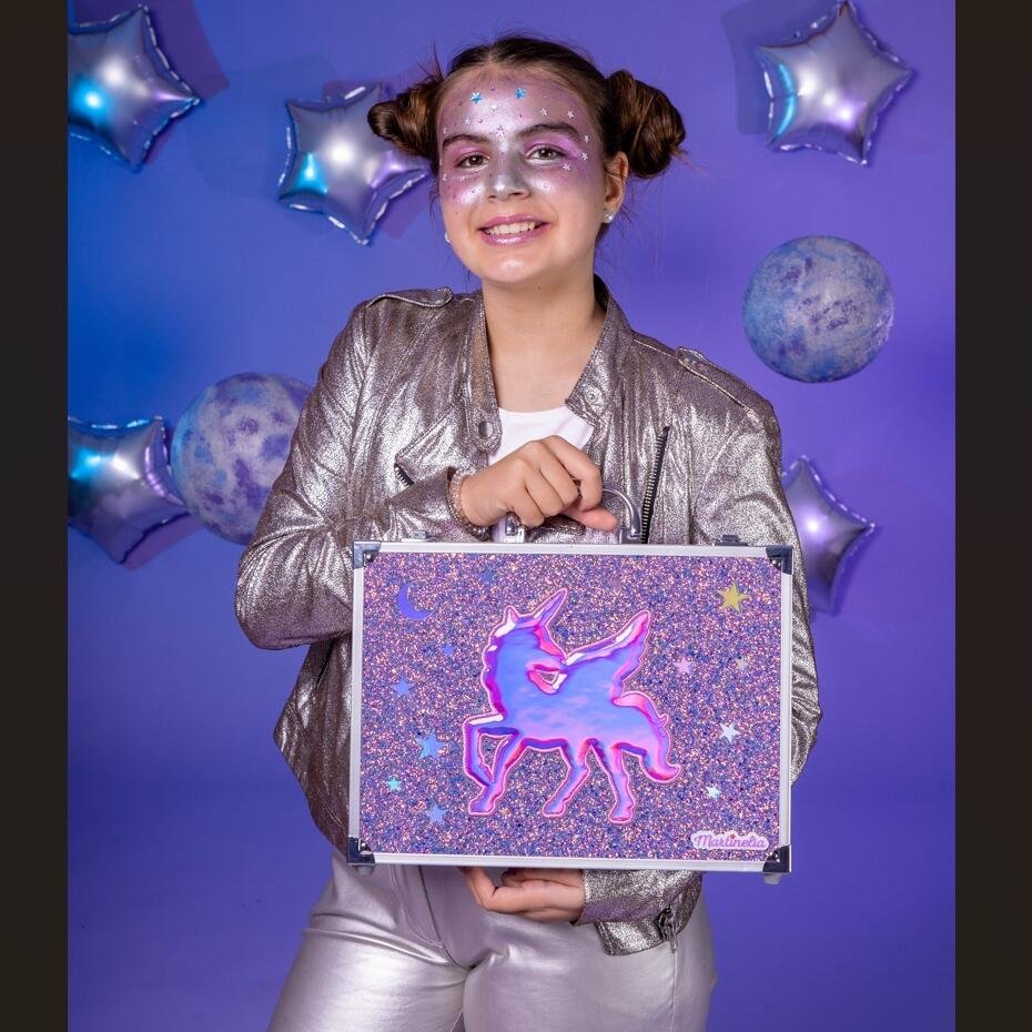 Trusa de machiaj pentru fetite tip servieta Galaxy Dreams, 12069, Martinelia - imagine 3