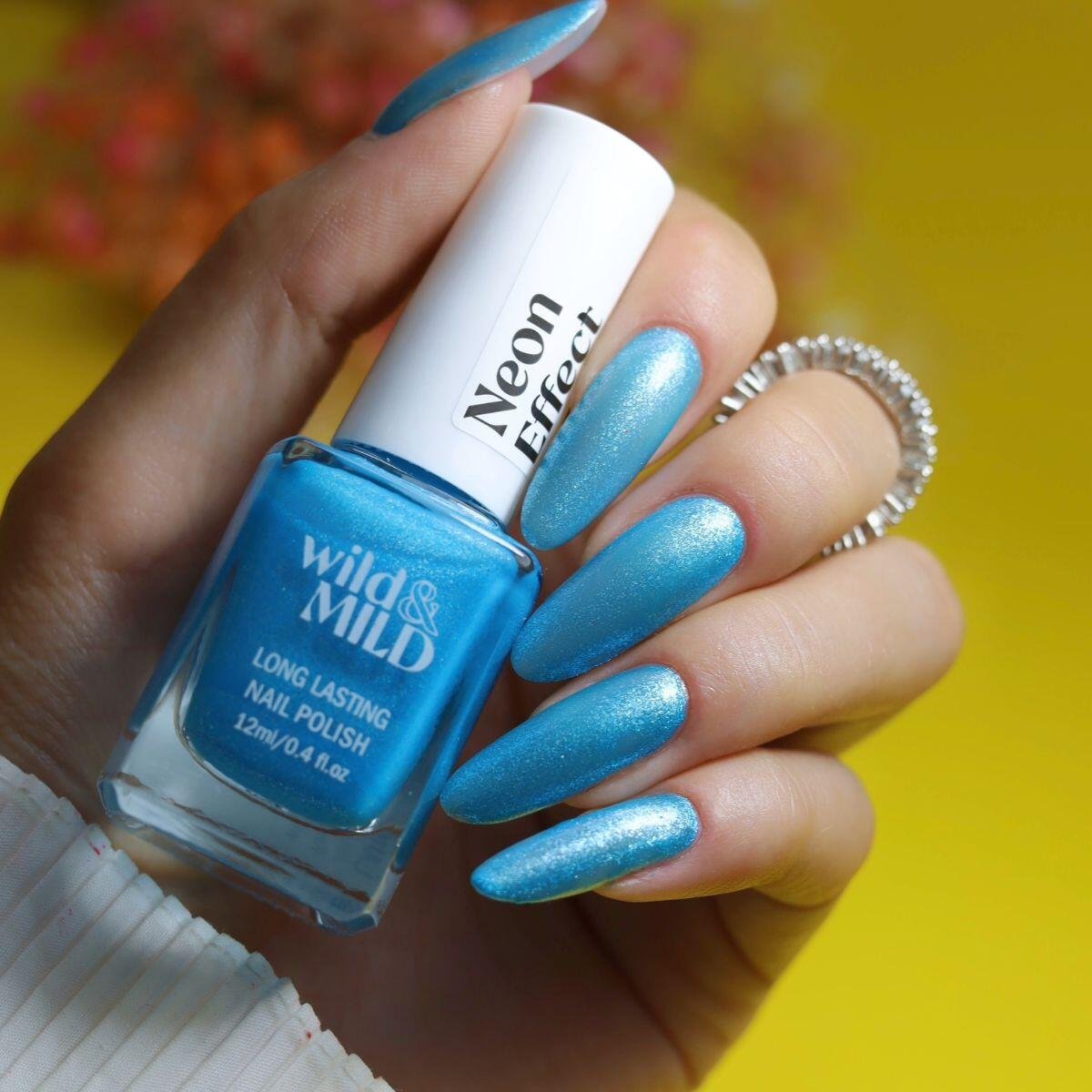 Lac unghii Neon Nectar NN01 Atomic Aqua Wild & Mild 12ml - imagine 2
