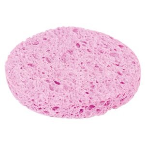 Burete Demachiant si Exfoliant Delicat Top Choice 6470, Celuloza, roz