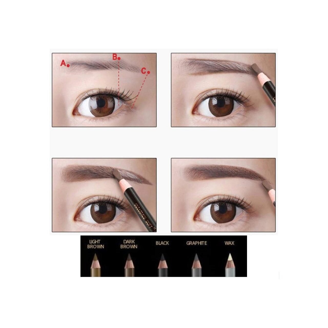 Creion Sprancene, Eyebrow Stylist, Revers, Maro inchis - imagine 2