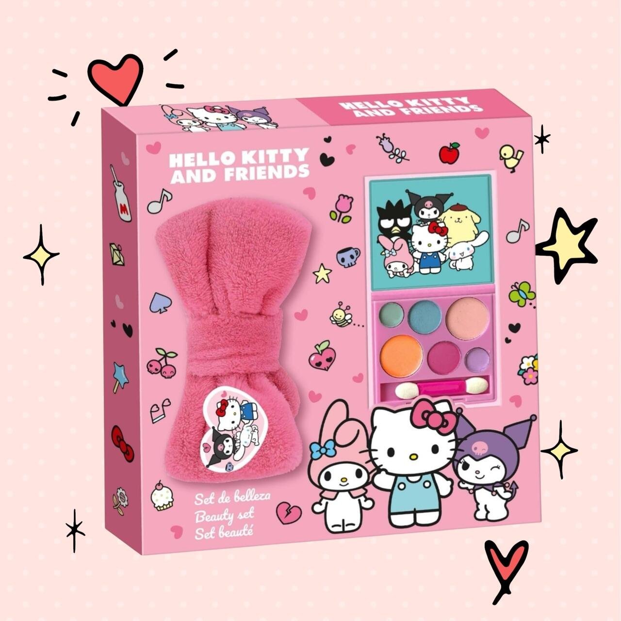 Set cadou cu bentita si machiaj Hello Kitty & Friends, 4061 - imagine 2