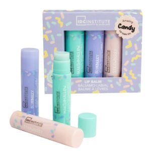 Set 3 balsam buze Candy, 3×3.5 g, 26027, IDC Institute