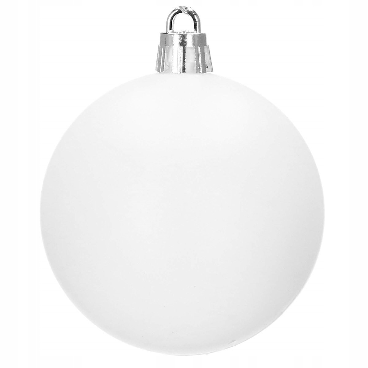 Set globuri si decoratiuni de Craciun, 101 piese, diverse dimensiuni, alb - imagine 3