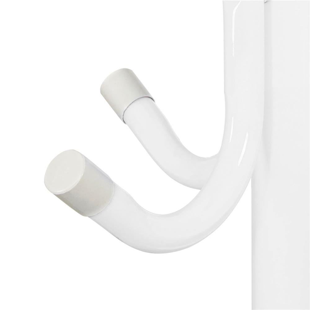 Cuier tip pom metalic Sersimo, 12 agatatoare, 177cm, alb - imagine 6