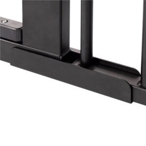Poarta de siguranta Safety Gate pentru scari, ajustabila 103-110 cm, din otel, neagra