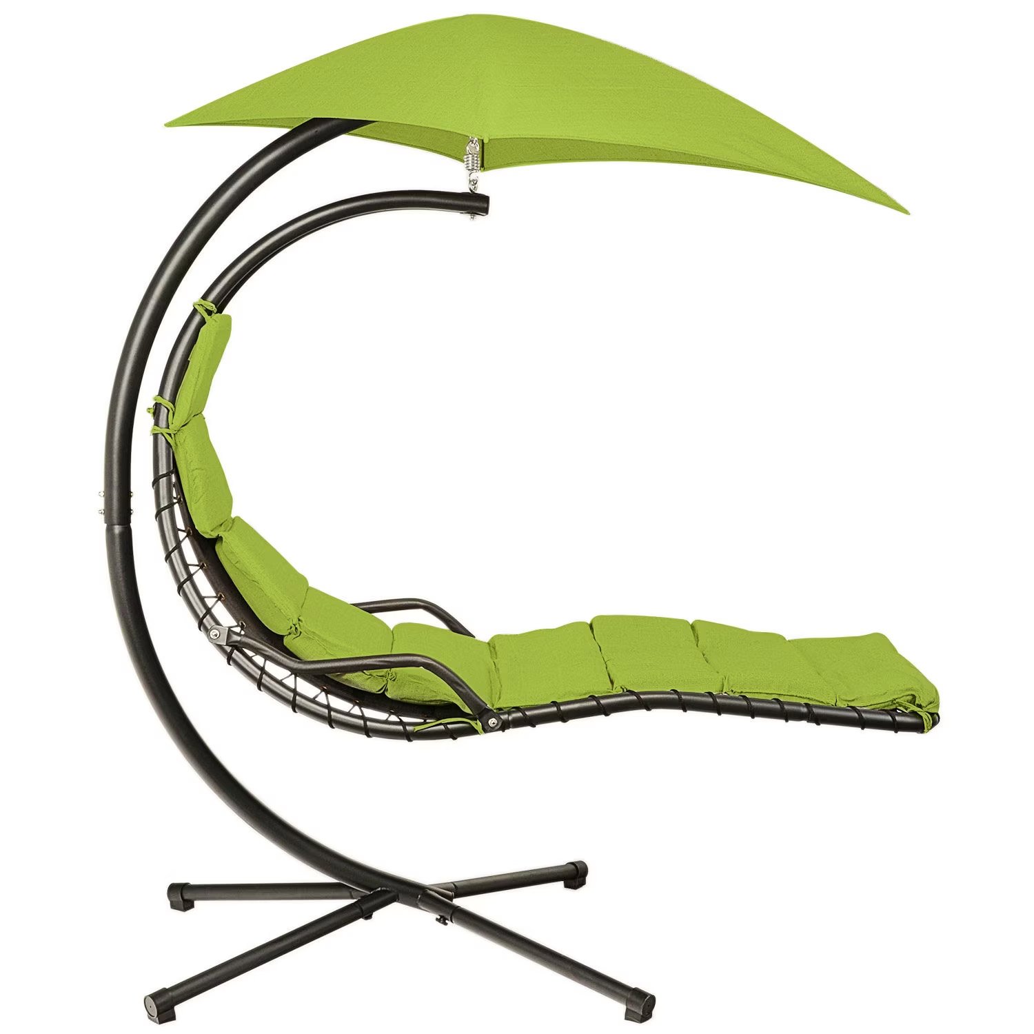 Leagan balansoar pentru gradina sau balcon, Bora Bora, 190x100x220 cm, verde - imagine 8