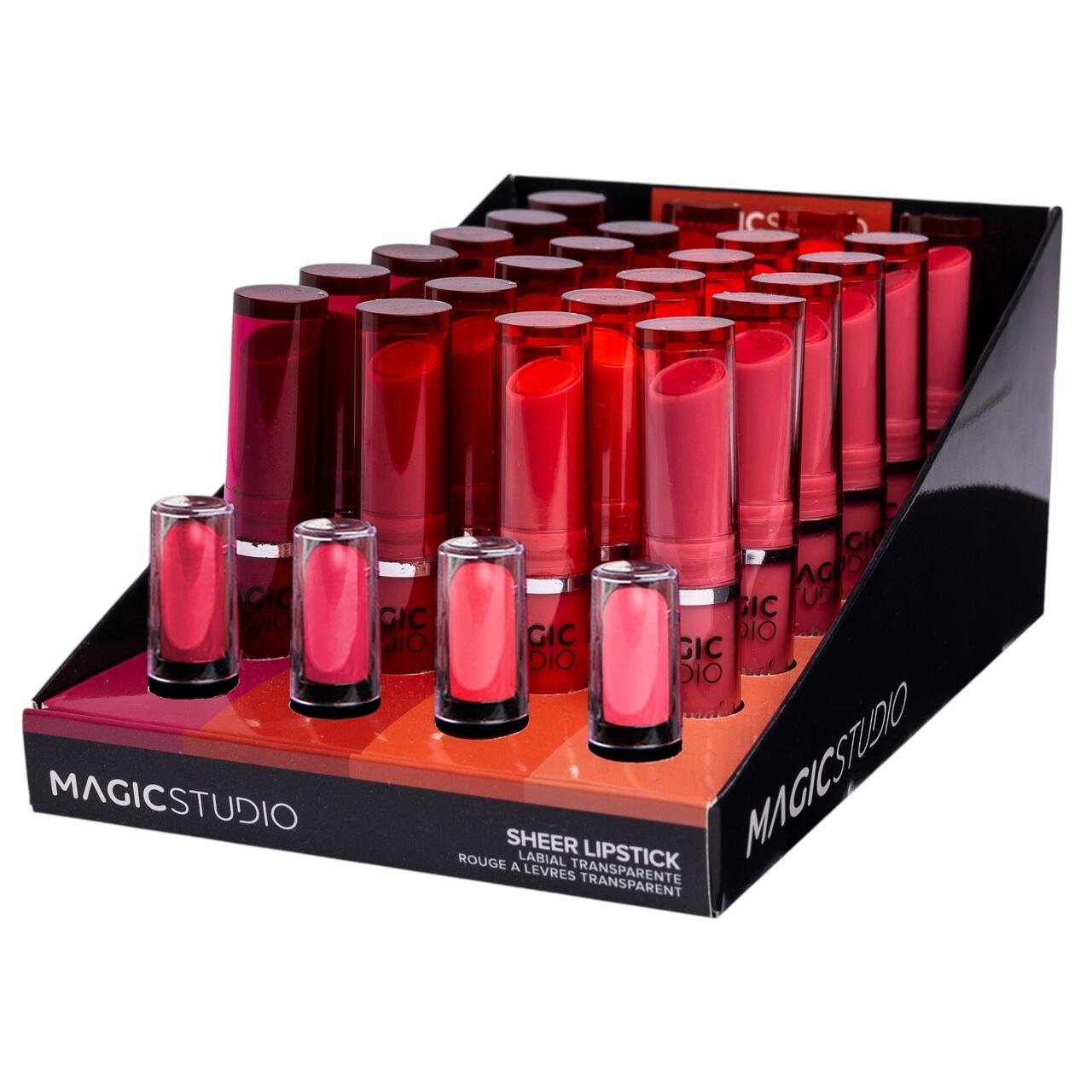Set 24 Ruj Sheer Lipstick, 12281, Magic Studio - imagine 3