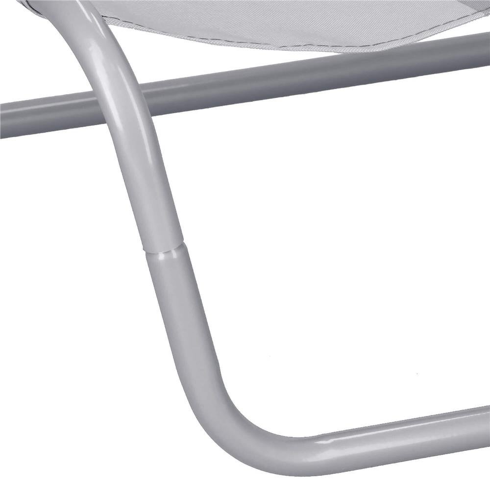 Scaun de plaja Sersimo GC055, pliabil, 90kg, 52x88cm, gri - imagine 12