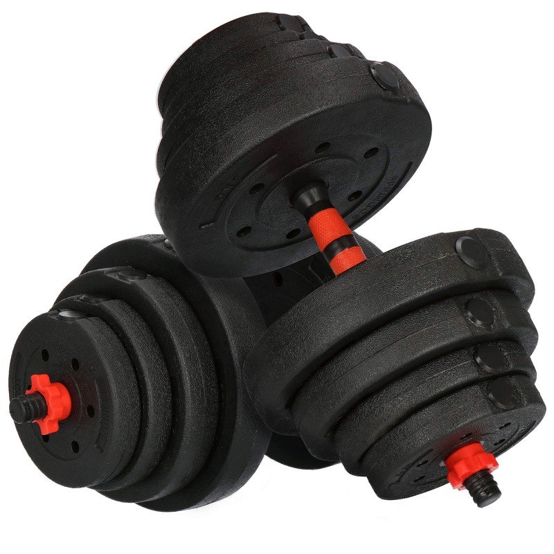 Set gantere si haltera reglabile Sersimo, 40kg - imagine 2