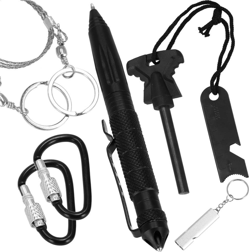 Kit de supravietuire turistic multifunctional camping, vanatoare, pescuit, 21 piese - imagine 20