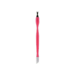 Chiureta pentru cuticule, cu impingator, Top Choice