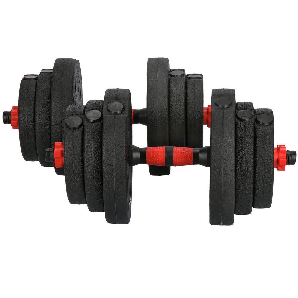 Set gantere si haltera reglabile Sersimo, 20kg - imagine 8