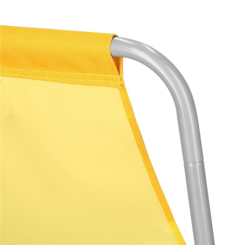 Scaun de plaja Sersimo GC024, pliabil, 90kg, 52x88cm, galben - imagine 4
