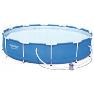 Piscina cadru metalic Bestway, 366×76 cm, 6500 litri, cu pompa de filtrare